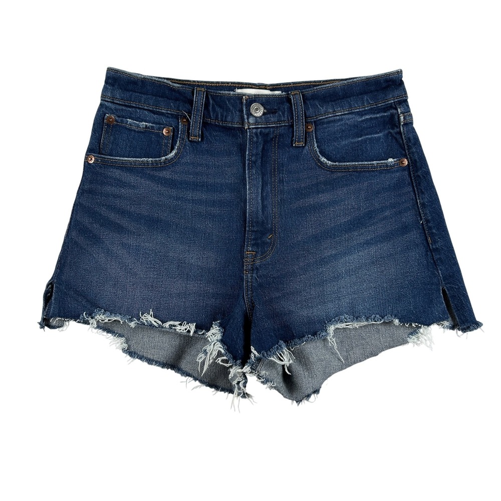 Abercrombie & Fitch‎ Cutoff Shorts Womens 26 2 High Rise Distressed Denim Frayed